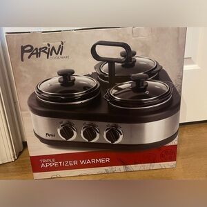 PARINI Triple Appetizer Warmer